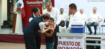 Pone en marcha Américo Campaña Estatal de Vacunación 2026