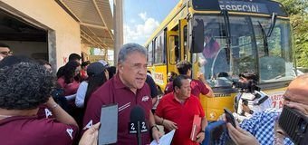 Incrementa Armando Martínez transporte escolar gratuito en Altamira