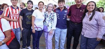 Américo y María de Villarreal acercan servicios de salud a las familias a través de Lazos del Bienestar